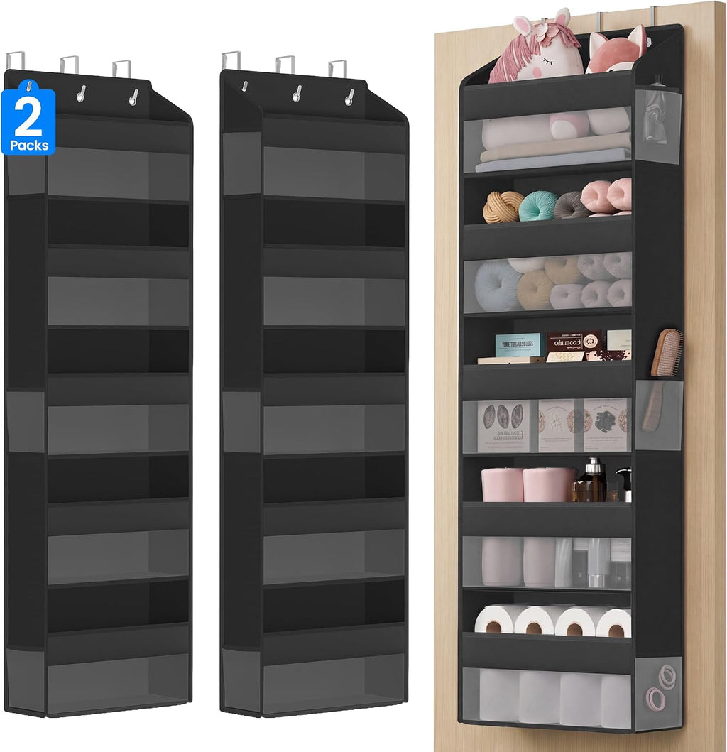 SONGMICS 2 Pack 5-Tier Over-the-Door Organizer, Extra Large Pockets