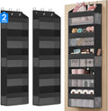 SONGMICS 2 Pack 5-Tier Over-the-Door Organizer, Extra Large Pockets