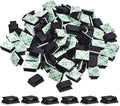 Hicarer 100 Pcs Adhesive Cable Clips Cord Holder, Small, Black
