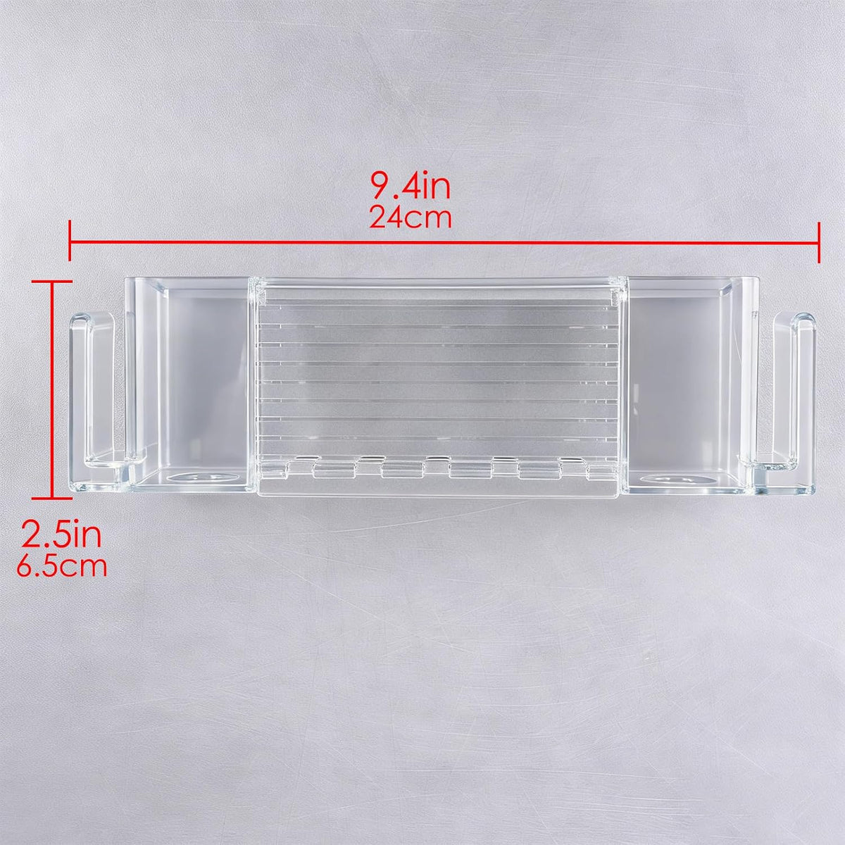 5 Slots Wall Mount Toothbrush Holder with Cover, Self Adhesive Toothbrush Storage Organizer for Shower, Toothpaste & Toothbrush Hanger for Bathroom, Medicine Cabinet, Dorm (Clear Large)