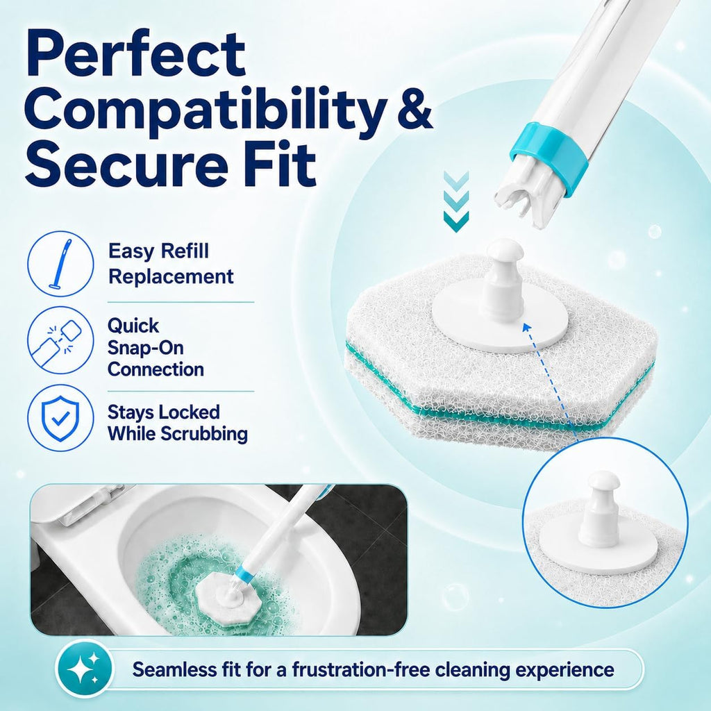 Msvvko Toilet Bowl Cleaners, Disposable Wand Refills, Rainforest Rush Scent