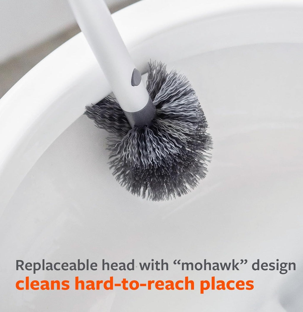 Full Circle Replacement Head for Scrub Queen Toilet Brush – Bathroom Cleaning Scrubber Refill