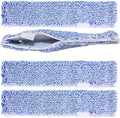4 Pack 14" Microfiber Window Scrubber Refill Replacement Compatible with Unger 966540 Professional Scrubber Refill Sleeve, Reusable Squeegee Cloth Sleeve for MR.SIGA Professional Window Cleaning