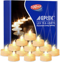 AGPTEK 100 Pack Tea Lights Flameless LED Candles