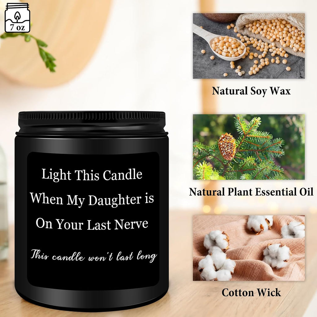 Gifts for Son in Law, Christmas Son in Law Sandalwood Candle Gifts