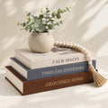 Decorative Books for Home Decor, Set of 3 Fake Books for Coffee Table Decor