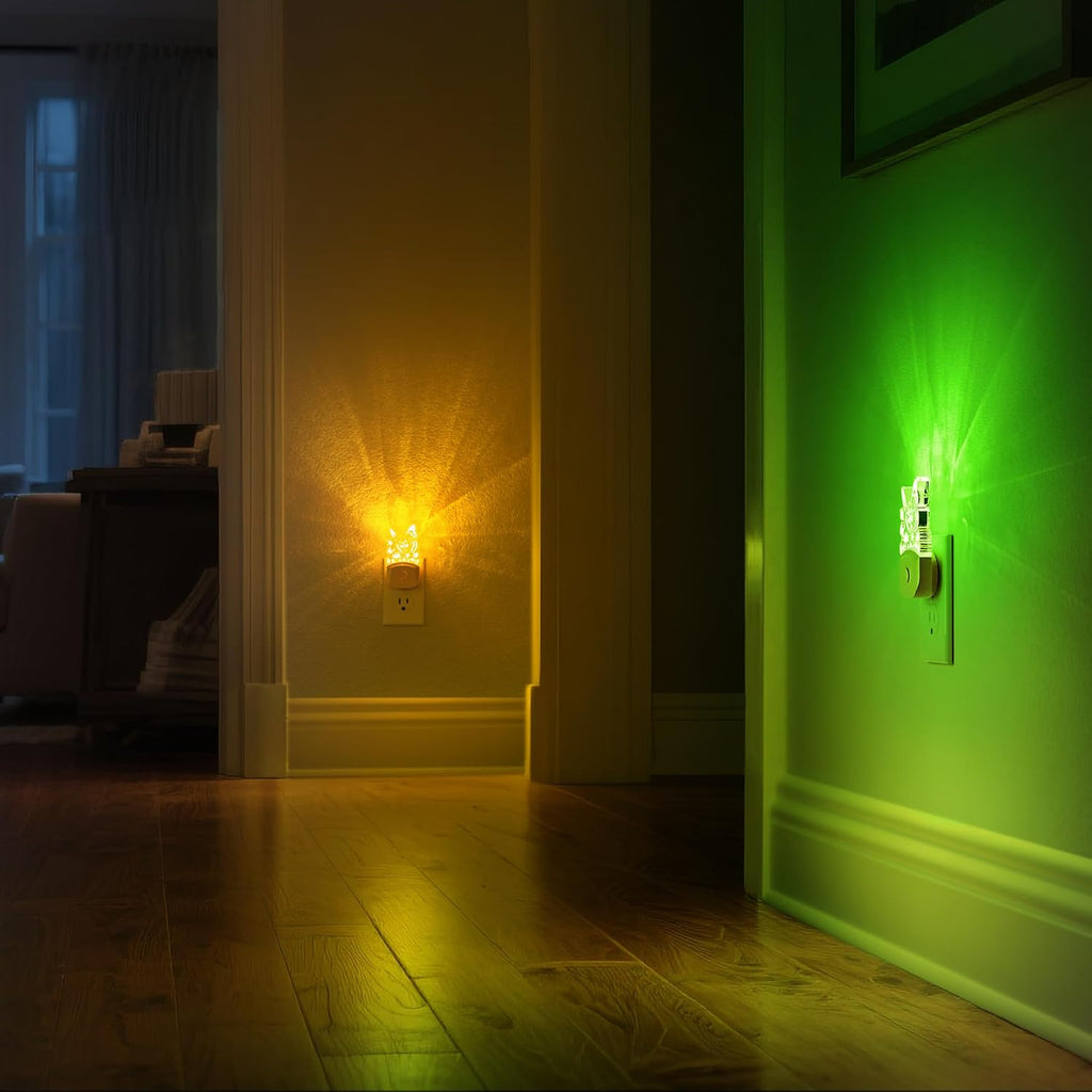 DORESshop Night Lights Plug into Wall [2 Pack],Butterfly Night Light