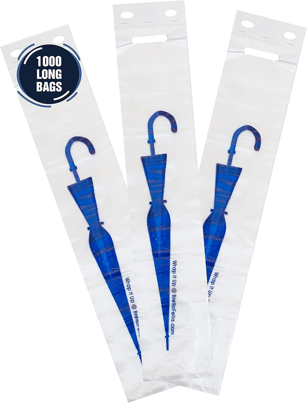 Wet Umbrella Bags - 28" Disposable Plastic Bag Refills for Umbrella Stand/Holder - 1000 Large Size Pack