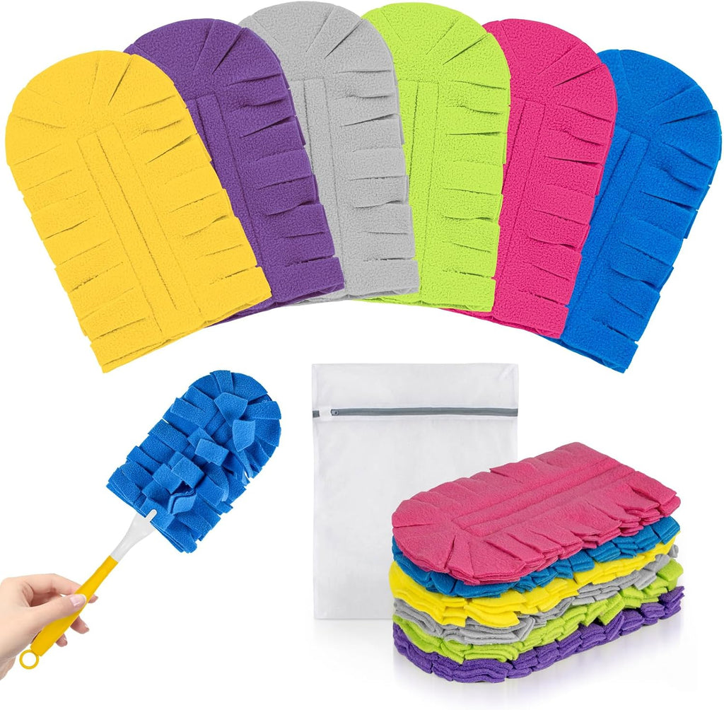 Fleece Reusable Duster Refills for Swiffer (6 PCS)