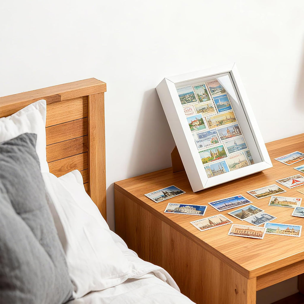 6 Pack 4 x 6 Inches Shadow Box Frame Bulk, Picture Frame Case