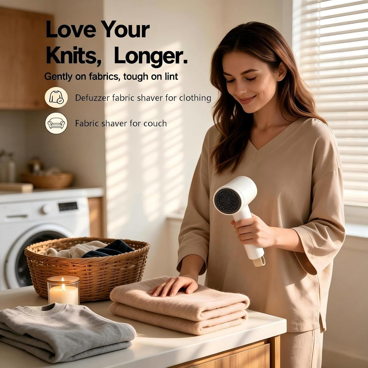 Electric Lint Remover with Lint Roller 2-in-1,Rechargeable Sweater Shaver