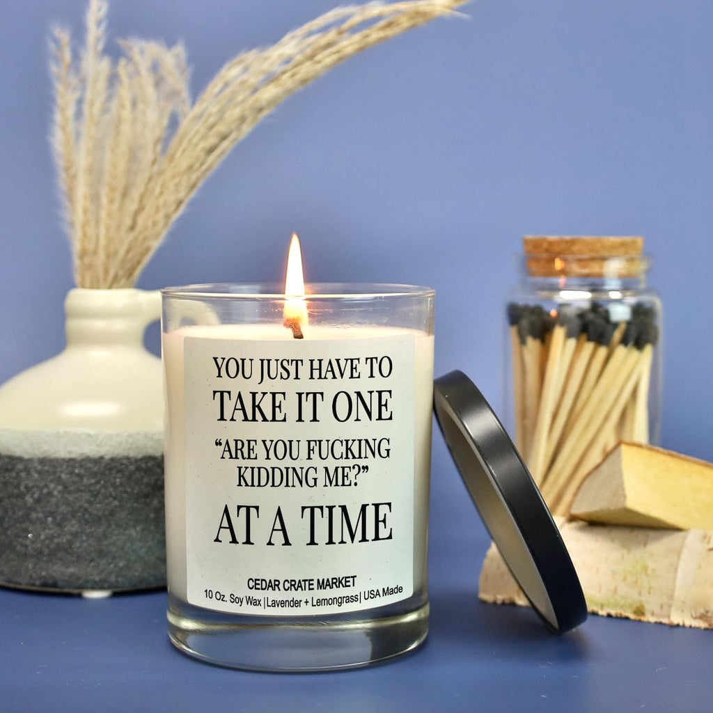 Cedar Crate Market - Funny Candles for Women Adult Humor, Funny Mothers Day Gifts, Coworker, Boss, Office, Mom Birthday Gifts, Friendship, Best Friend, BFF, 100% Soy Wax, Hand Poured in the USA