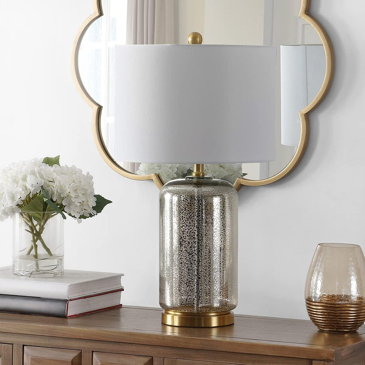SAFAVIEH Novah Table Lamp, 26" Silver TBL4283A
