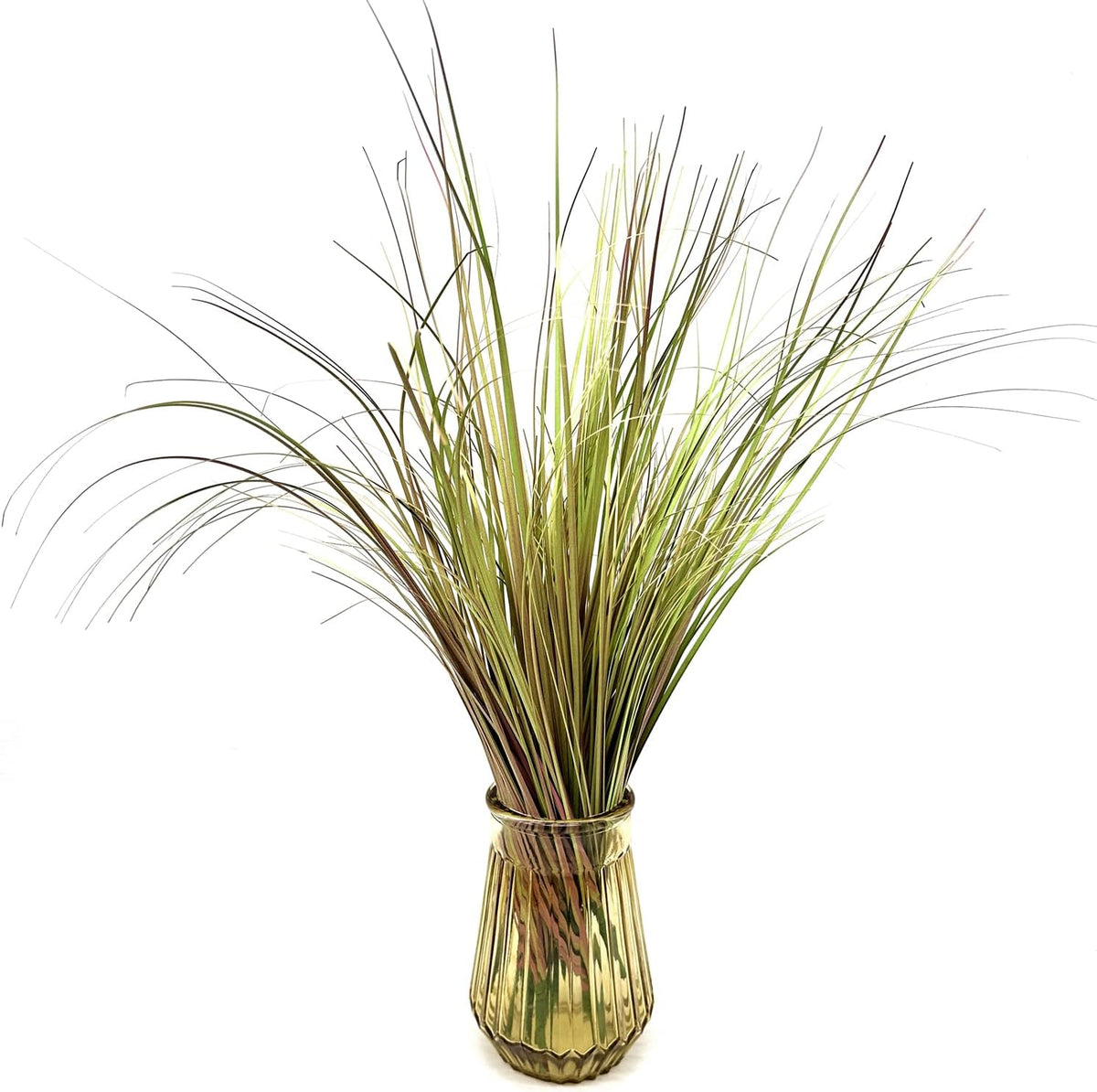 CATTREE Fake Wheat Grass Plants Artificial Greenery Tall Shrubs 16 Bundles, Outdoor Decor Faux Plastic Leaves Bushes for Indoor Office Garden Wedding Party Vase Filler DIY Decorations, Purple 16 Pcs