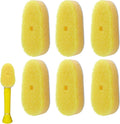 Packs Refill Heads Compatible with Dish Daddy, Non-Scratch Wand Refill Sponge Heads Compatible with Scrub Daddy, Upgrade Much Thicker and Durable (6)
