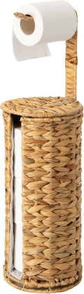 StorageWorks Toilet Paper Holder Stand with Covered, Toilet Paper Stand