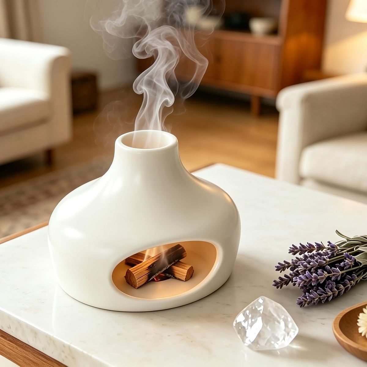 Palo Santo Holder, Handmade Ceramics Palo Santo Burner