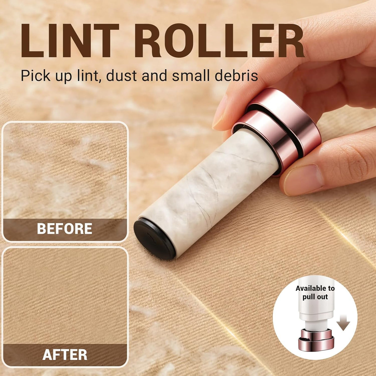 Fabric Shaver, 3 in 1 Lint Remover with Hair Remover Brush & Lint Rollers, Digital Led Display, 3 Speeds with Replaceable Blades, Remove Pilling for Clothes, Furniture, Sweater, Couch, Blanket, Pet