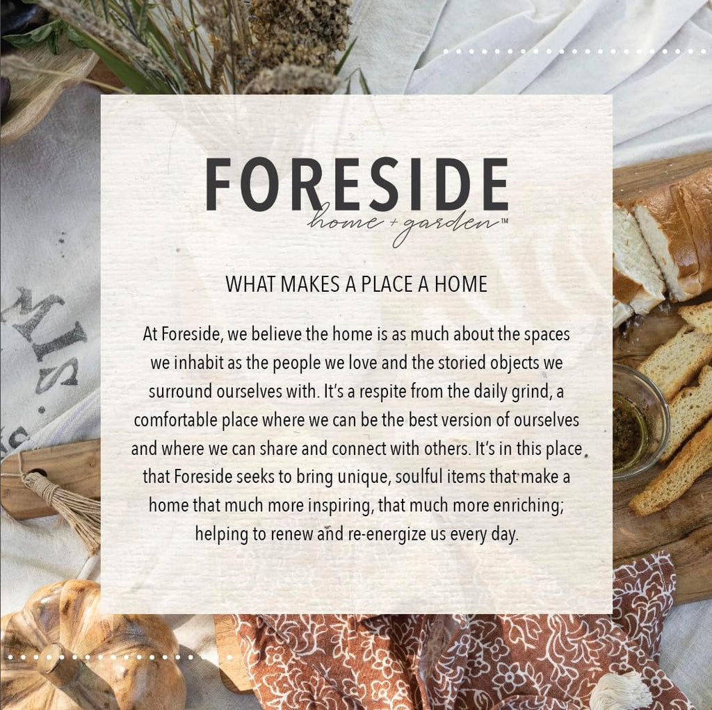 Foreside Home & Garden FFRD06209 5X7 Heartland Photo Frame White