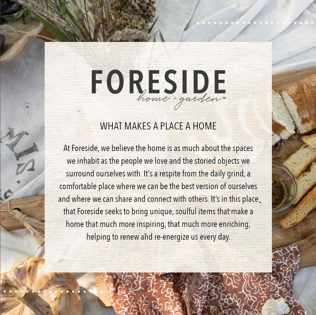 Foreside Home & Garden FFRD06209 5X7 Heartland Photo Frame White