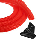 MECCANIXITY 1 1/2" 10ft Split Wire Loom Tubing w/Installation Tool Red