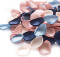 Ling's moment Silk Rose Petals, Dusty Rose Navy Blue, 200pcs