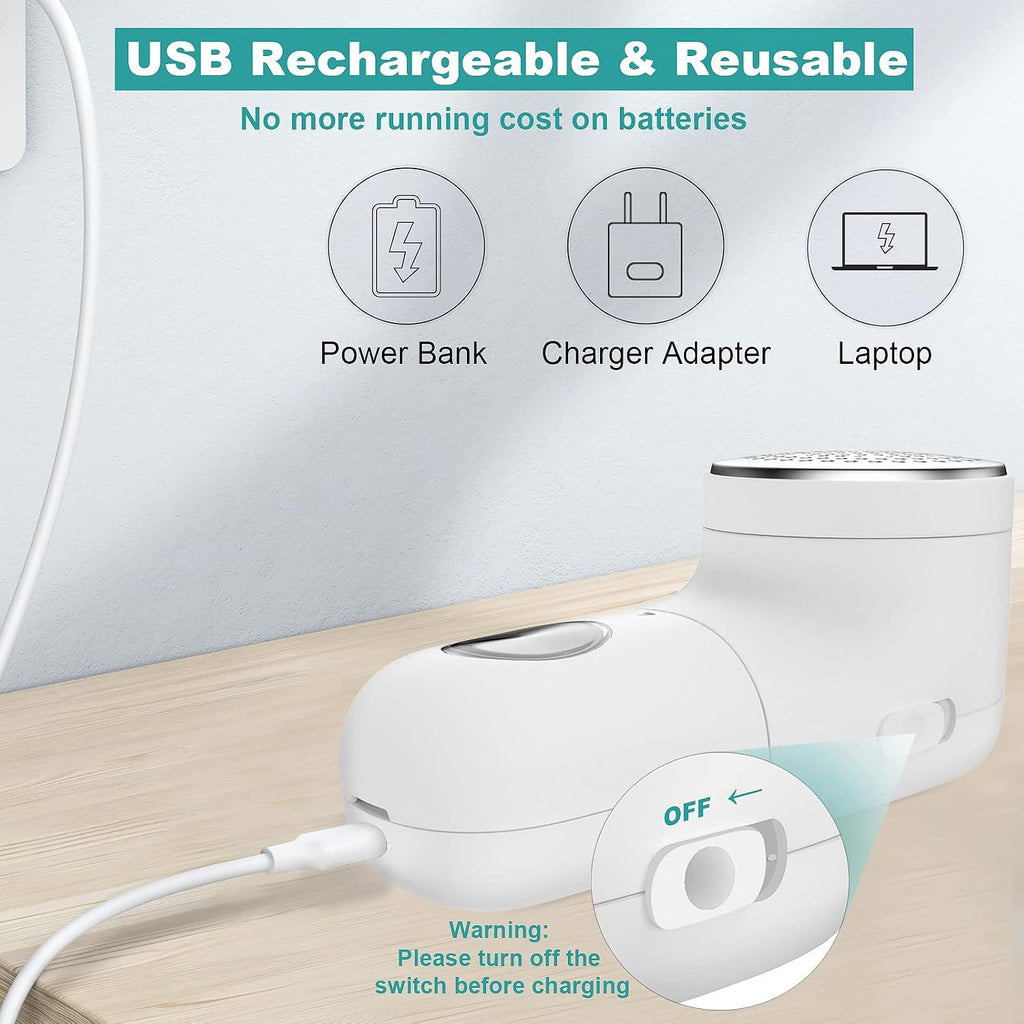 Fabric Shaver, USB Rechargeable Lint Remover for Clothes, Sweater
