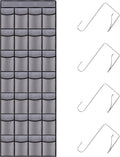 28 Mesh Pockets Hanging Over the Door Shoe Organizer, （Gery）