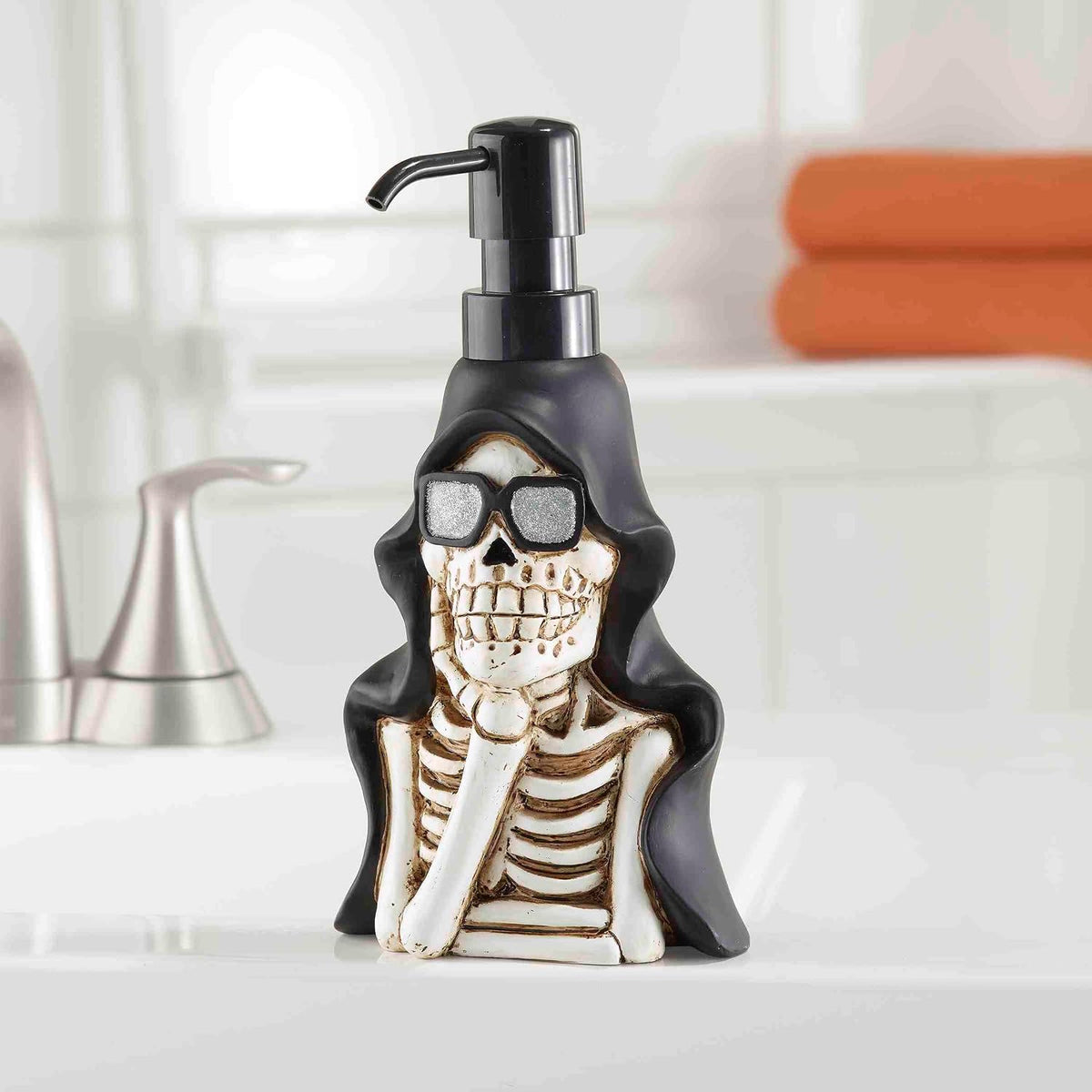 Avanti Linens - Halloween Lotion Pump, Refillable Hand Soap Dispenser