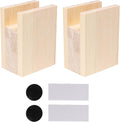2PCS Bed Risers Furniture Riser Heavy Duty Bed Lifts in Heights of 4Inches (add Height 10cm)