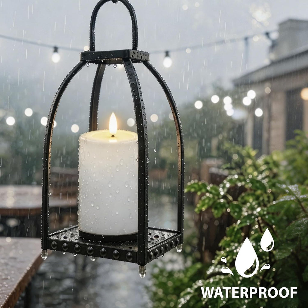 Outdoor Waterproof Flameless Candles Battery Operated with Remote and Timer