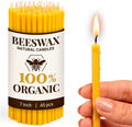 45 Pack Set Pure Beeswax Taper of Natural Wax – 7 inch Honey Scented Aroma – Healthy Beeswax for Religious Home Meditation Party and DIY Purposes 1101415