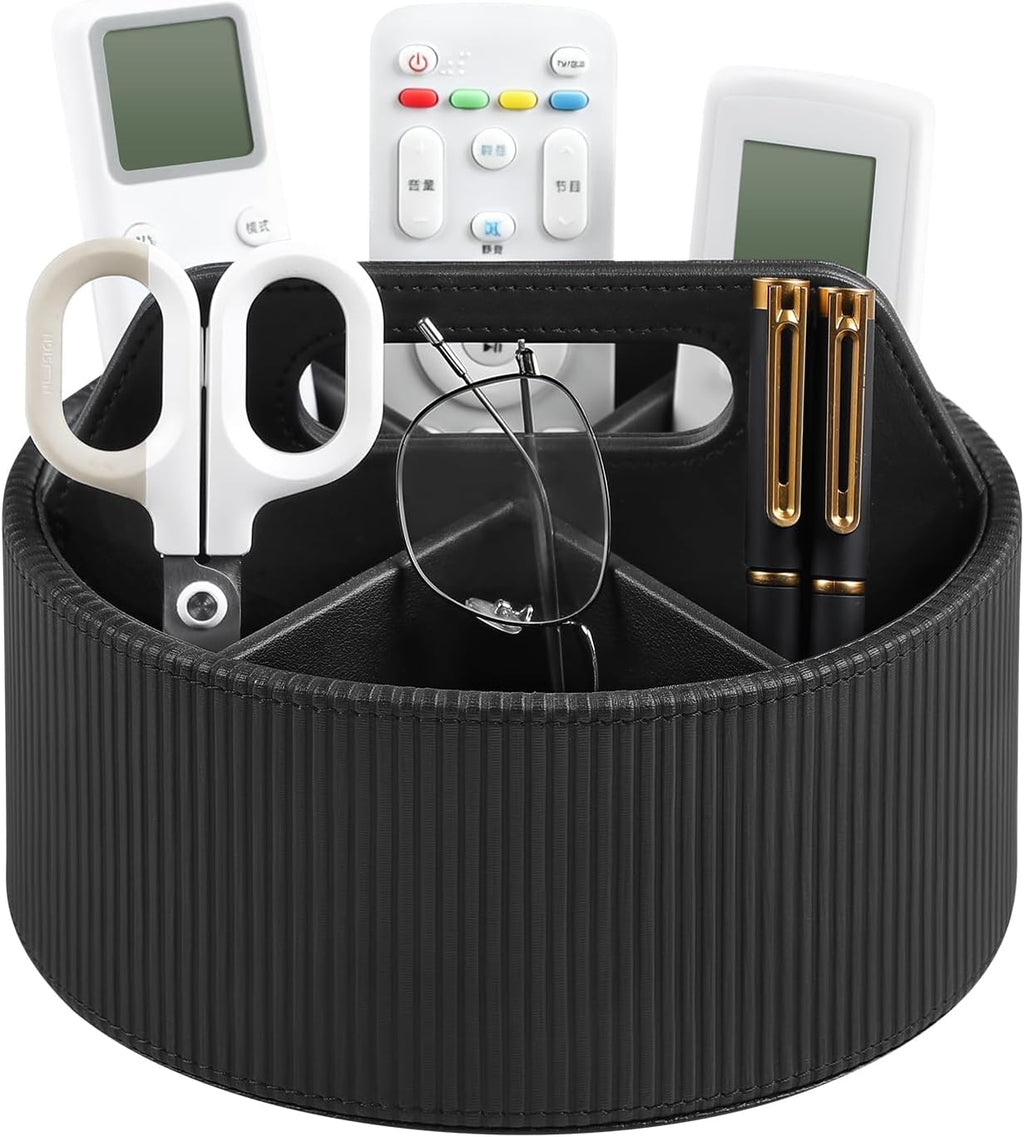 Round Desk Organizer Caddy Caddy Organizer Remote Control Holder