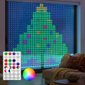 Brightown 400 LED RGB Smart Curtain Fairy Lights with Remote, 6.6x6.6ft