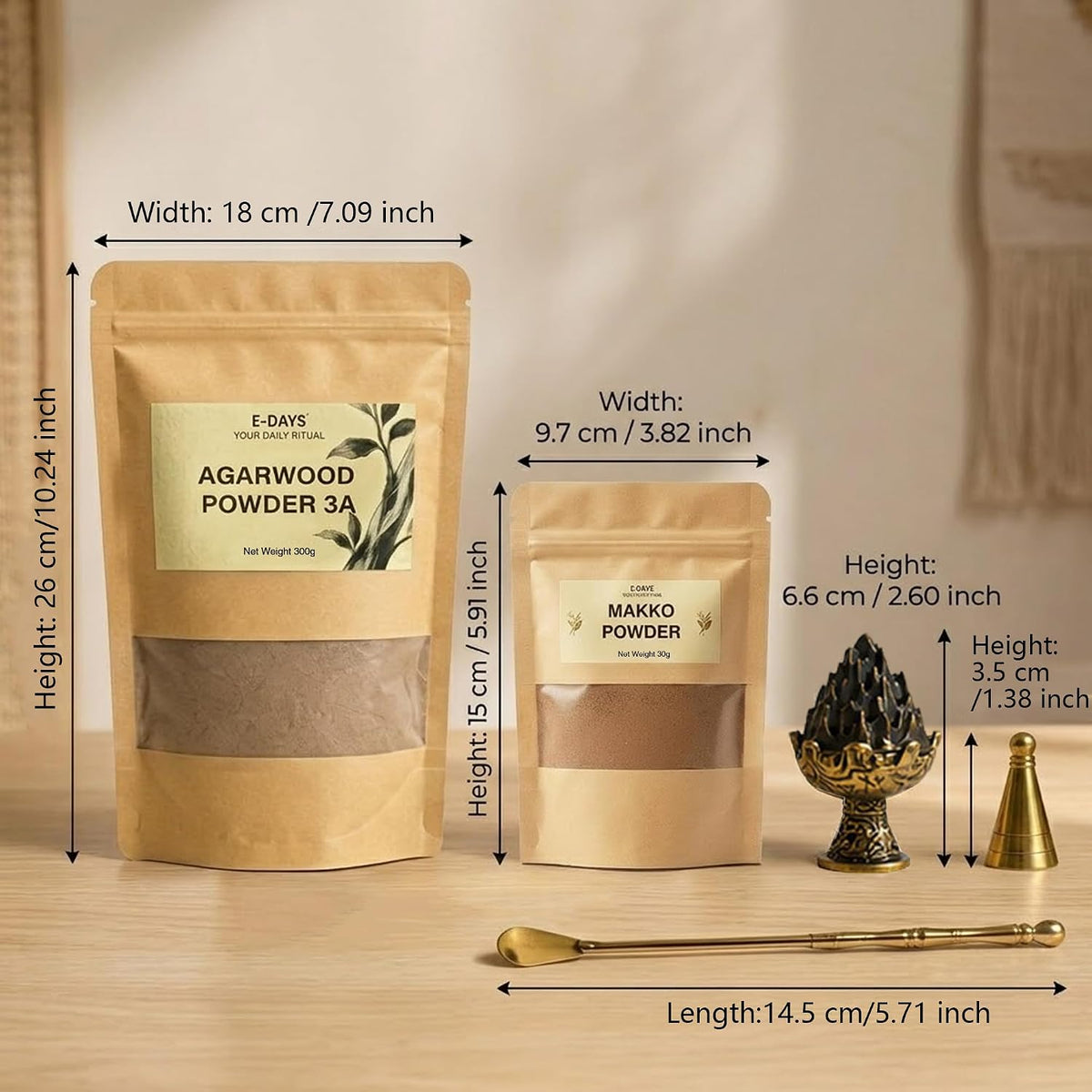 Hainan Agarwood Powder 10.5oz (300g) 3A Grade