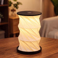 LONRISWAY Portable Travel Paper Lamp with Touch Dimmer, Rechargeable Foldable LED Table Lamp, Warm Light Battery Powered Night Light for Bedroom, Living Room, Camping, Gift for Women Men