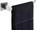 KOKOSIRI Hand Towel Holder Brushed Nickel Towel Bars Stainless Steel Bathroom Hardware Kitchen Paper Towel Holder Wall Mount, B3003BR