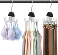 3 Pack Metal 8 Hook Bra Tank Top Hanger, Space Saving Organizer