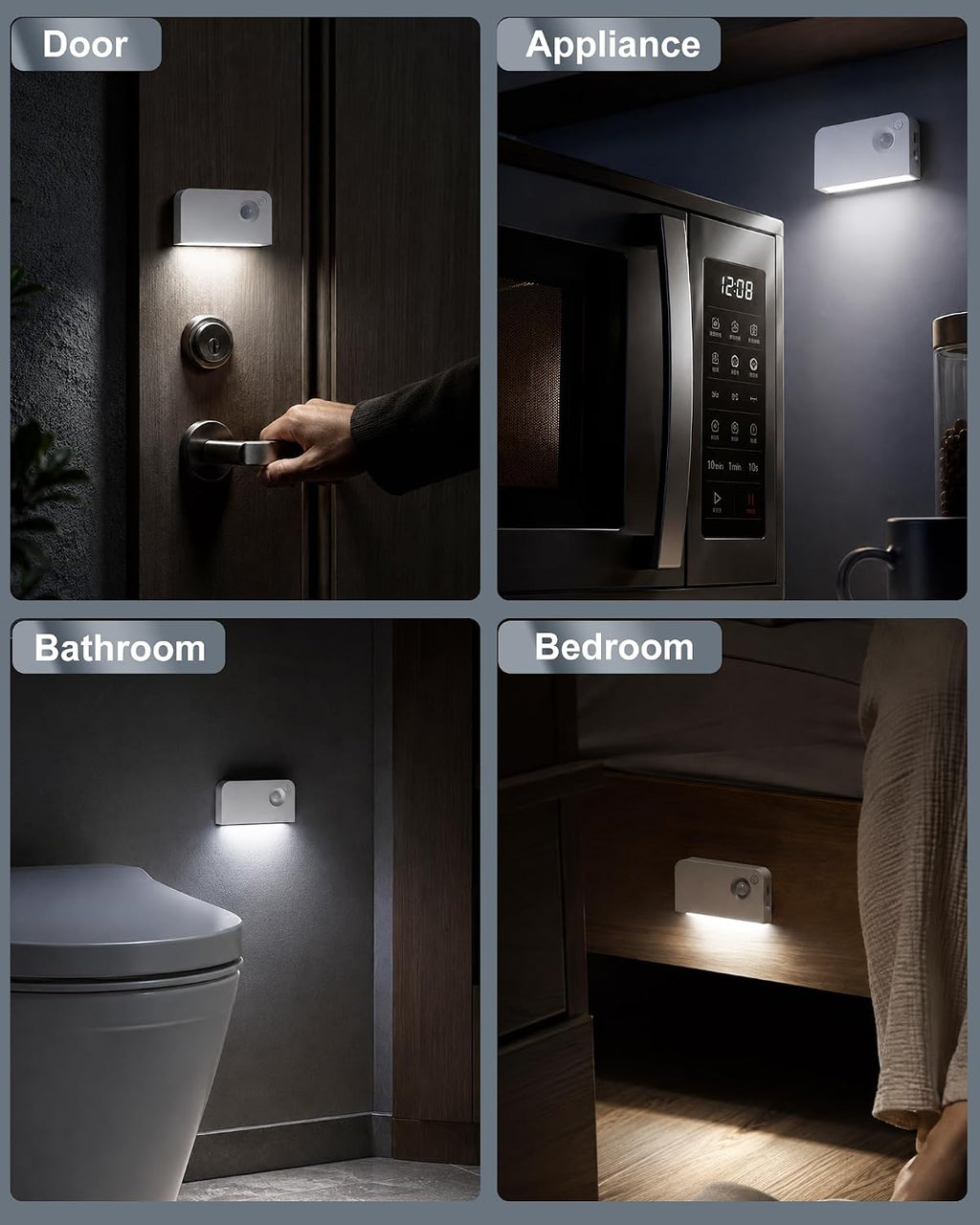 Motion Sensor Stair Light Indoor, Battery Operated Night Lights
