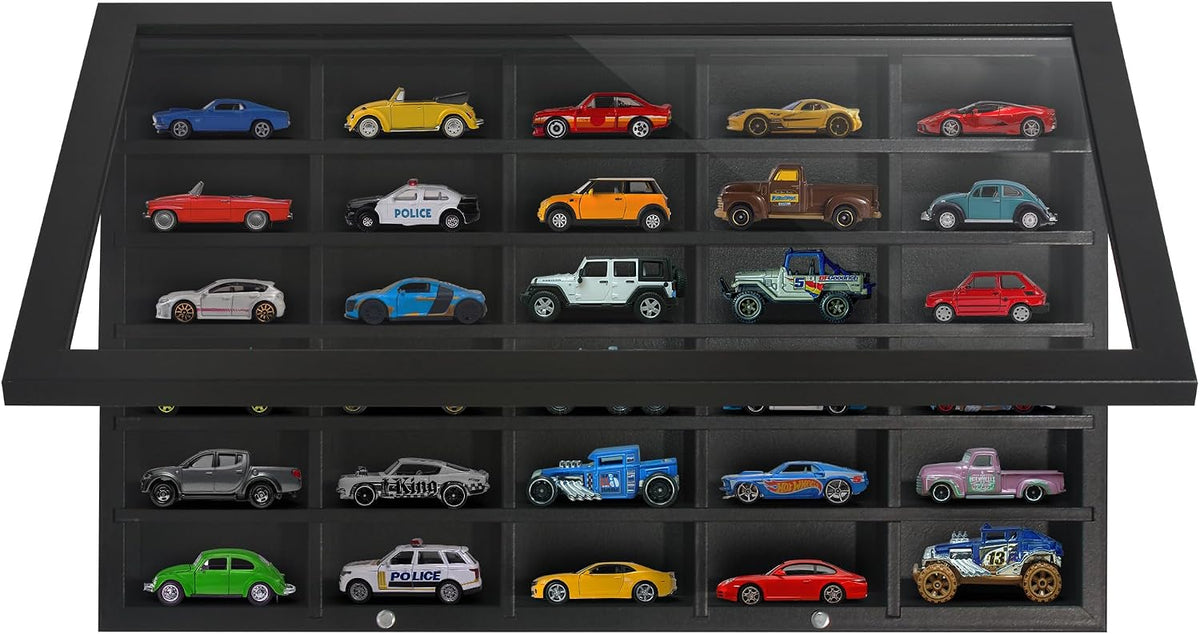 Americanflat 11x18 Toy Car Display Case - Black