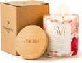 Christian Art Gifts Soy Wax Scented Candle: Love is Patient Bible Verse