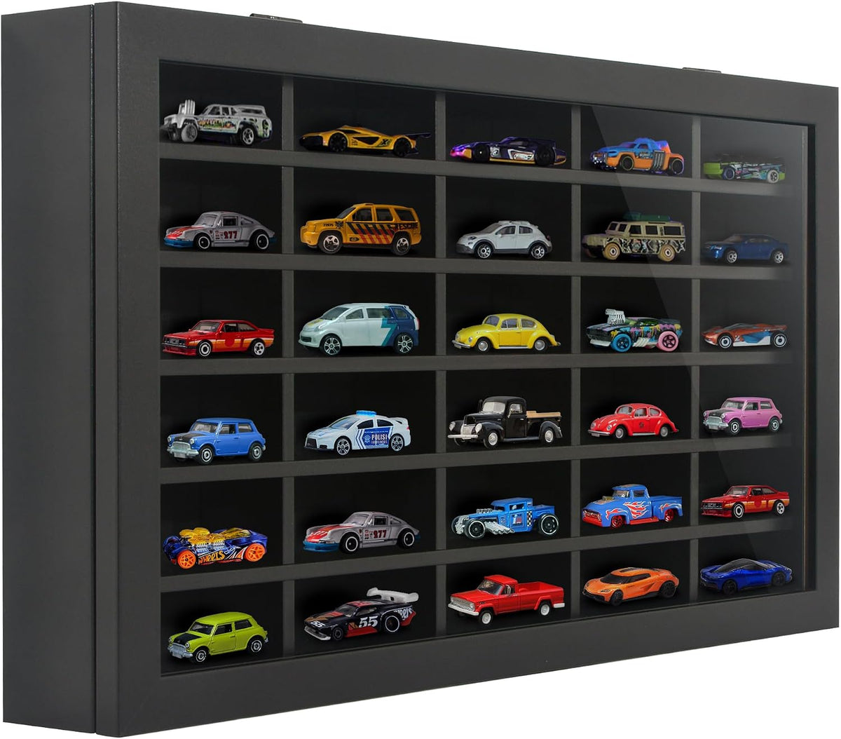 Americanflat 11x18 Toy Car Display Case - Black