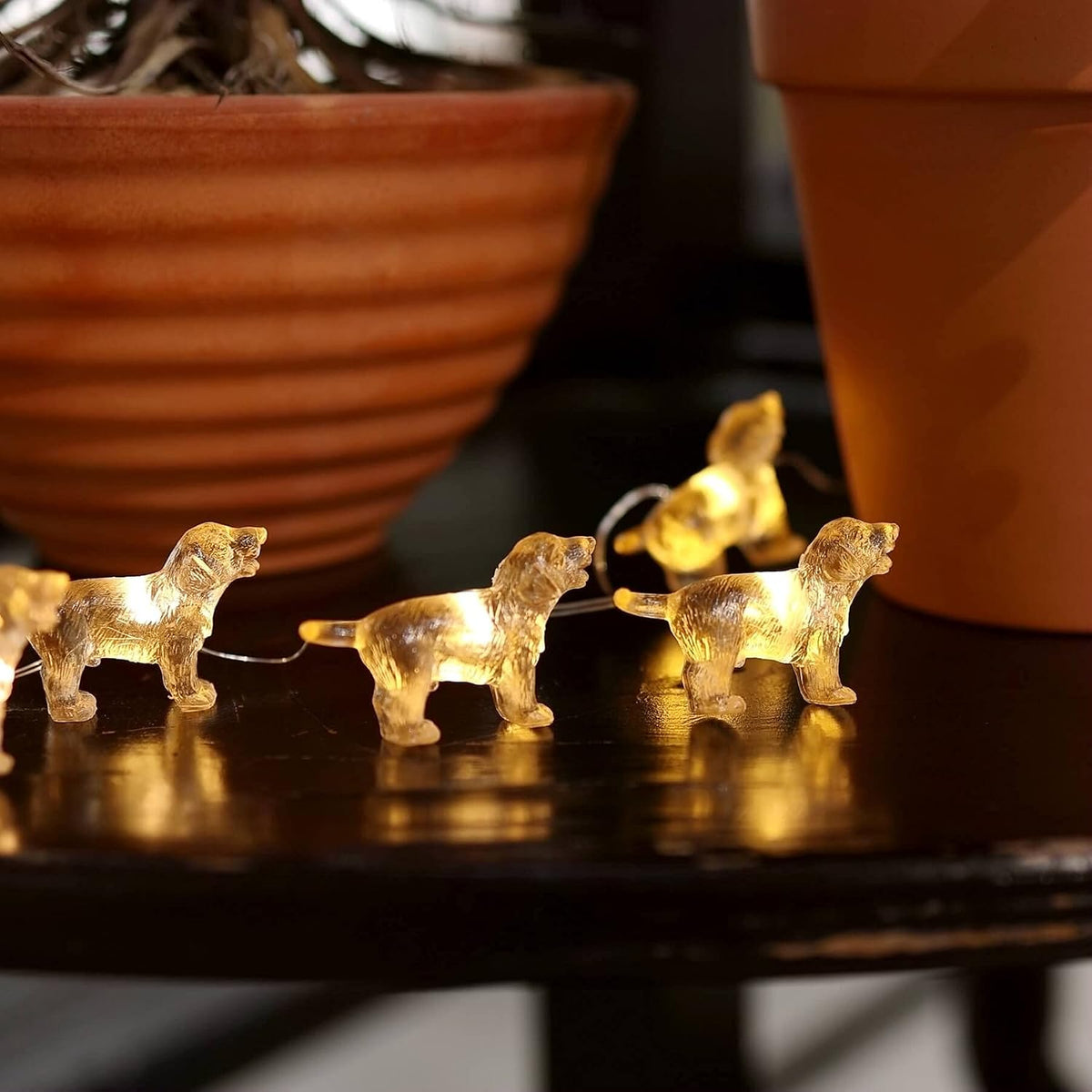 Cute Decorative Lights Fairy String Lights Labrador Gifts for Women Novelty Puppy Lights 20LEDs 8ft USB Plug in or Battery Operated for Bedroom Birthday Room Xmas Thanksgiving Decor