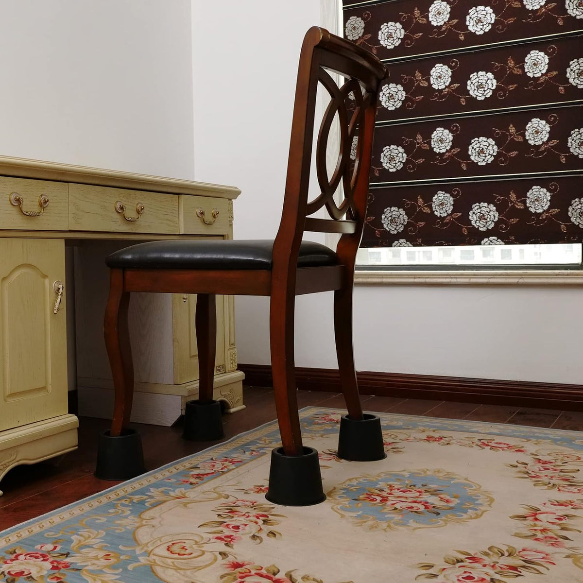 BTSD-home Round Bed Risers 4 Inch