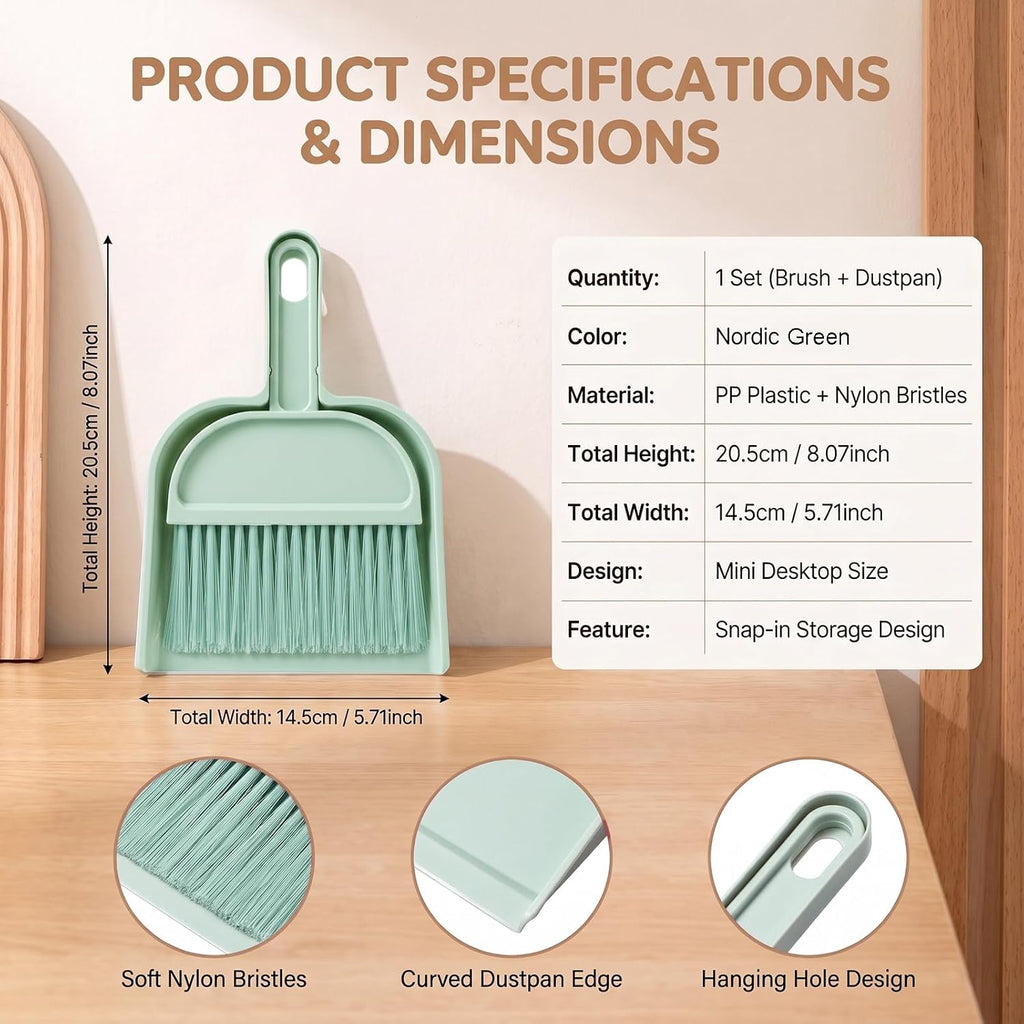 Mini Dustpan and Brush Set Small Pet Cage Cleaning Supplies
