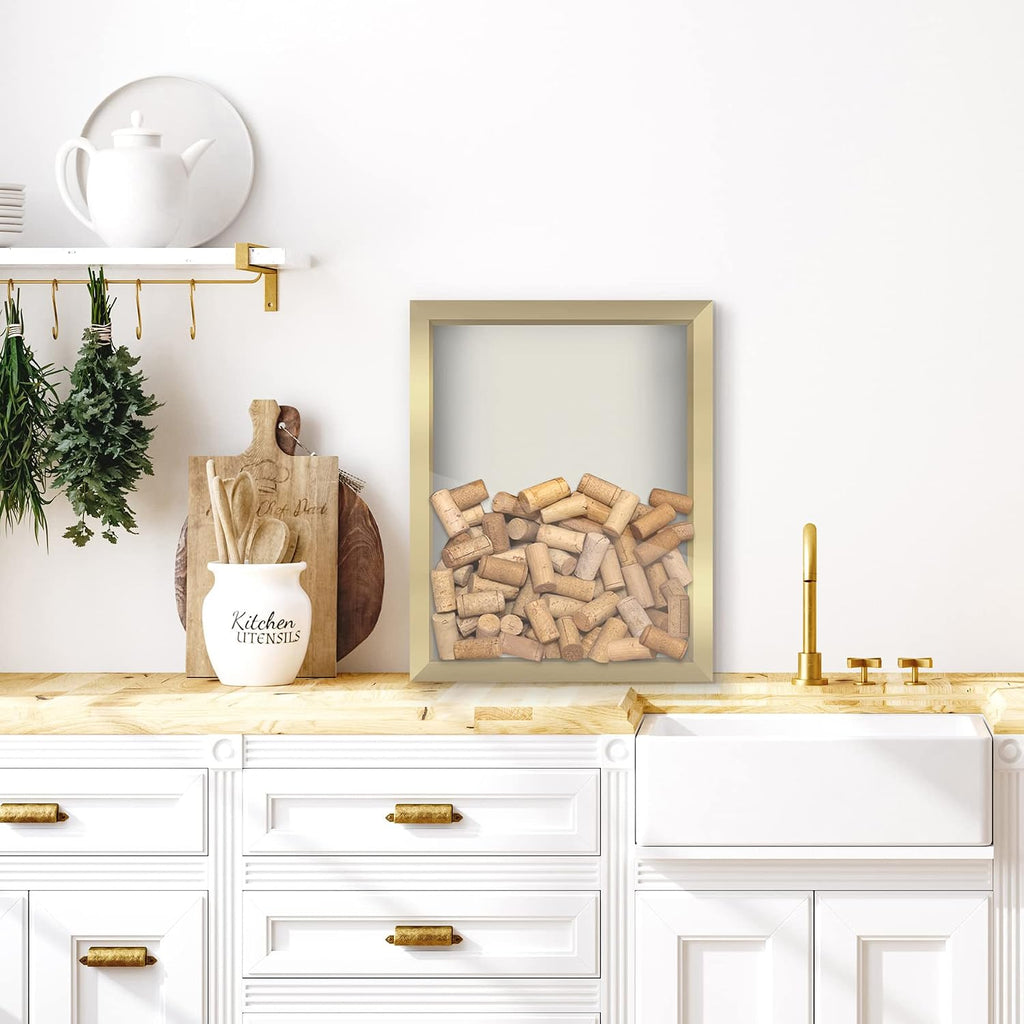 Americanflat 11x14 Shadow Box Frame - Engineered Wood - Gold
