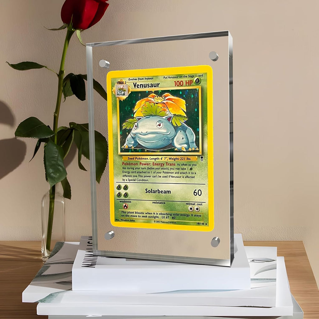 4x6 Inch Acrylic Picture Frame 1 Pack, 10+10mm Magnetic Photo Frame