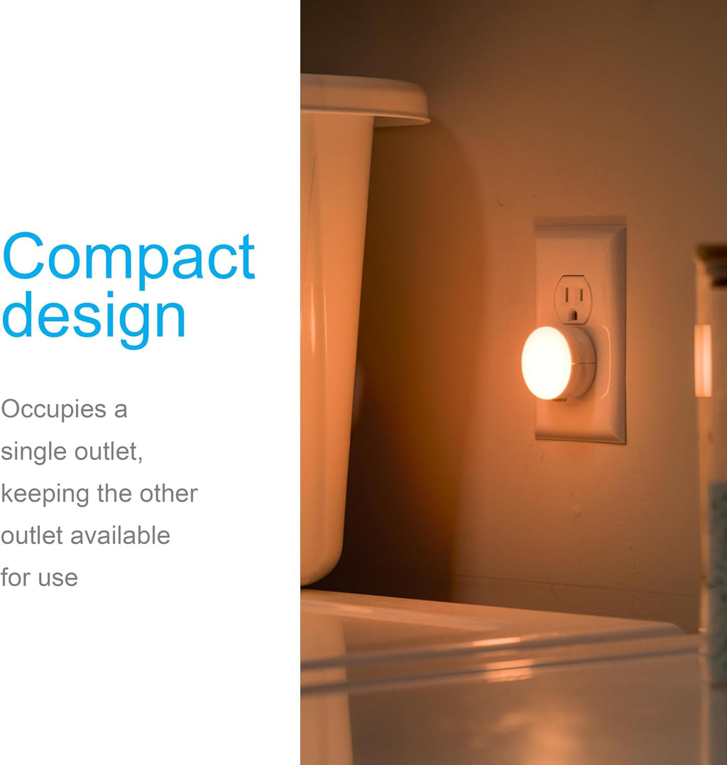 GE SleepLite Night Lights Plug into Wall, 2-Pack