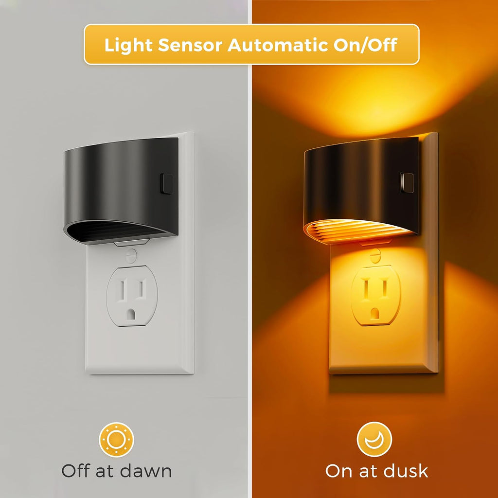 L LOHAS LED Night Lights Plug into Wall with 3CCT Adjustable, 1W Nightlight