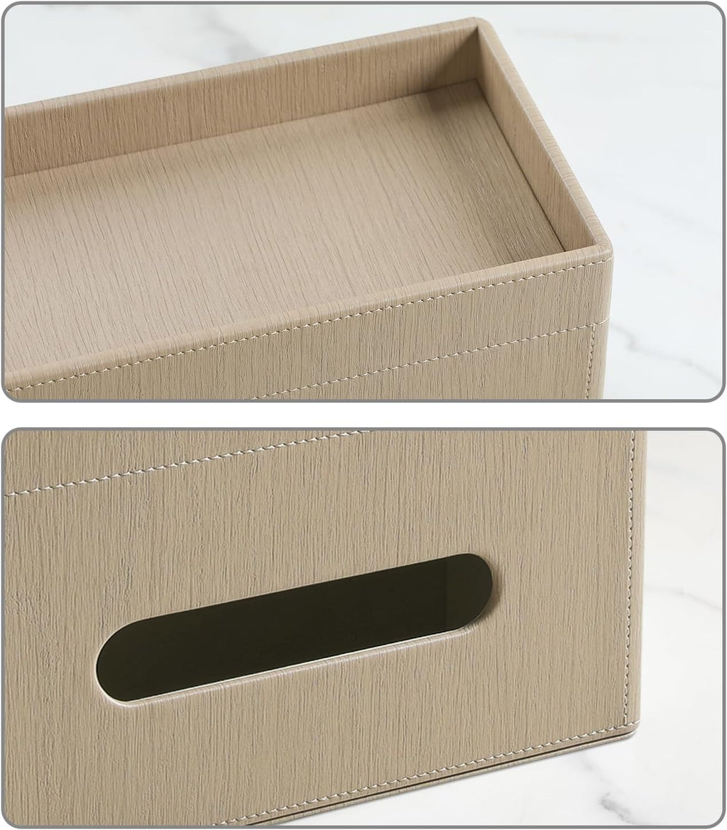 Plus Size Tissue Box Cover, Rectangle Tissue Box Organizer, Wood